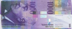 p74d from Switzerland: 1000 Franken from 2012 p74d from Switzerland: 1000 Franken from 2012