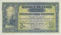 p9s from Syria: 50 Livres from 1920