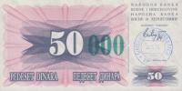 Gallery image for Bosnia and Herzegovina p55c: 50000 Dinara