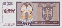 Gallery image for Bosnia and Herzegovina p149a: 10000000 Dinars