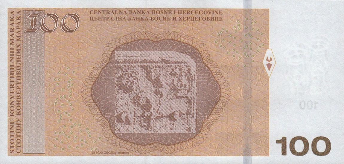 RealBanknotes.com > Bosnia and Herzegovina p86b: 100 Convertible Maraka ...