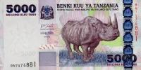 p38 from Tanzania: 5000 Shilingi from 2003