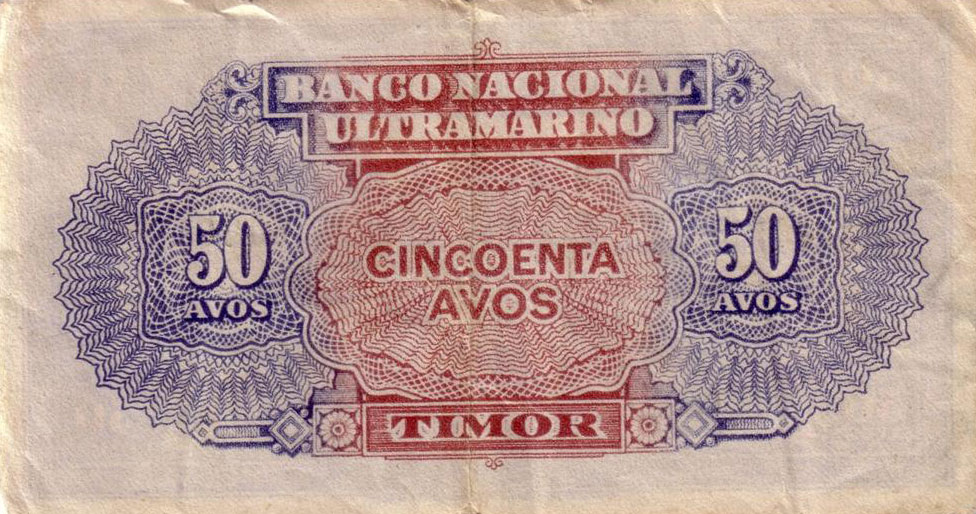 Back of Timor p14: 50 Avos from 1940