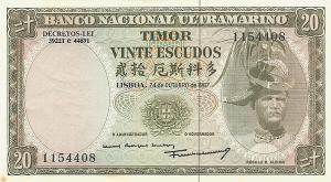 Gallery image for Timor p26a: 20 Escudos