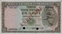 p26s from Timor: 20 Escudos from 1967