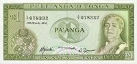 p14c from Tonga: 1 Pa'anga from 1970