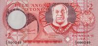 p32c from Tonga: 2 Pa'anga from 1995