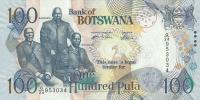 p29a from Botswana: 100 Pula from 2004