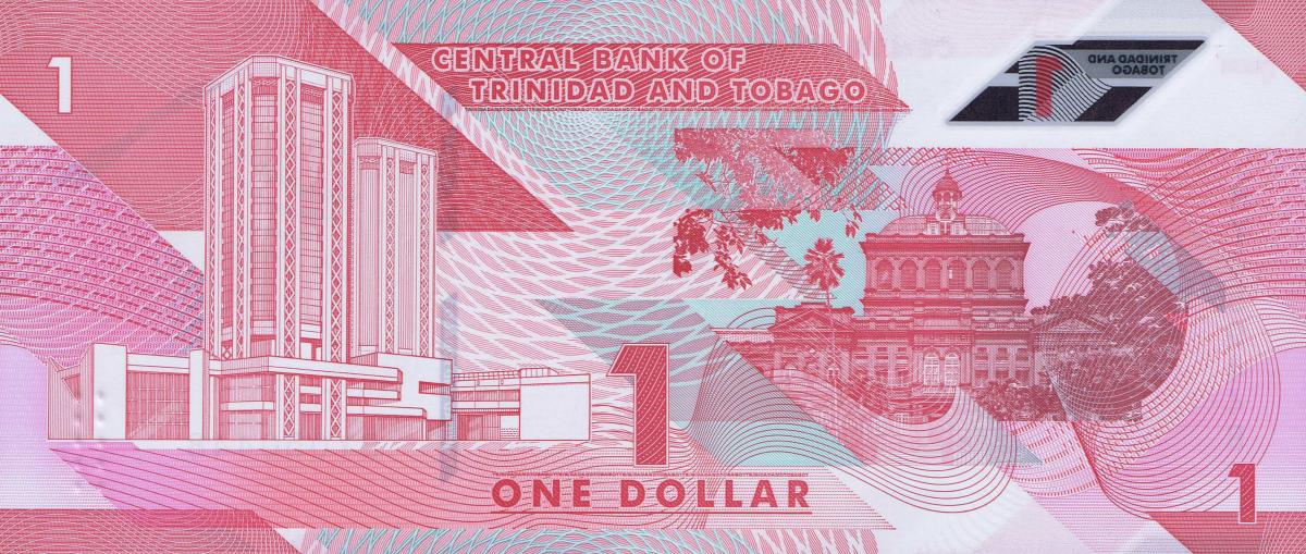 Back of Trinidad and Tobago p60: 1 Dollar from 2020