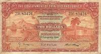 p6b from Trinidad and Tobago: 2 Dollars from 1939