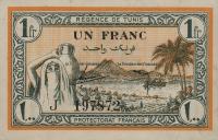 p55 from Tunisia: 1 Franc from 1943