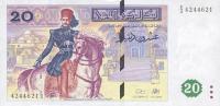 p88 from Tunisia: 20 Dinars from 1992