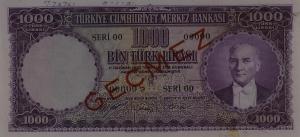 Gallery image for Turkey p172s: 1000 Lira