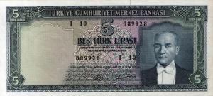 Gallery image for Turkey p174a: 5 Lira