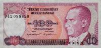 Gallery image for Turkey p194a: 100 Lira from 1970