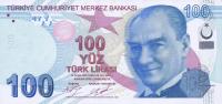 Gallery image for Turkey p226c: 100 Lira