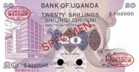 Gallery image for Uganda p12s: 20 Shillings