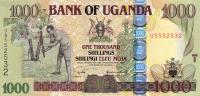 Gallery image for Uganda p43a: 1000 Shillings