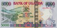 Gallery image for Uganda p44c: 5000 Shillings