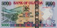 Gallery image for Uganda p44d: 5000 Shillings