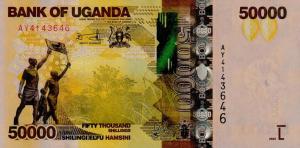 p54f from Uganda: 50000 Shillings from 2022 p54f from Uganda: 50000 Shillings from 2022