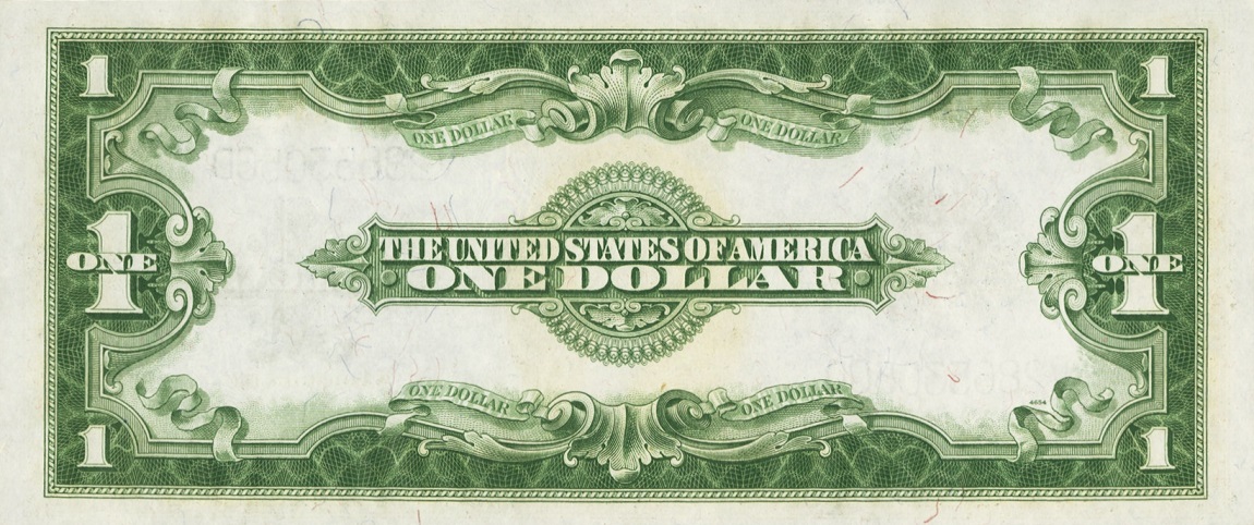 Back of United States p342: 1 Dollar from 1923