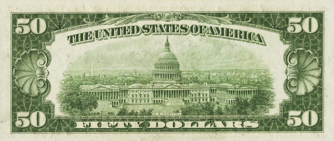 RealBanknotes.com > United States p432Dd: 50 Dollars from 1934