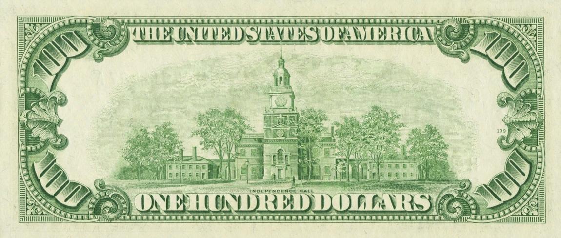United States P442d 100 Dollars From 1950