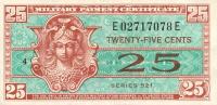 pM31a from United States: 25 Cents from 1954