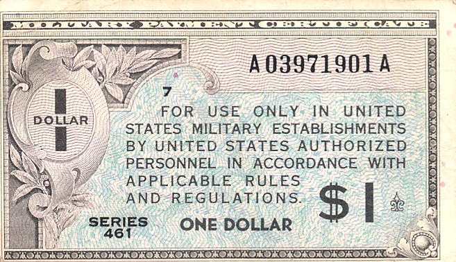 Front of United States pM5a: 1 Dollar from 1946