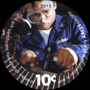 pM538 from United States: 10 Cents from 2010 pM538 from United States: 10 Cents from 2010