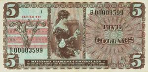 pM55r from United States: 5 Dollars from 1964 pM55r from United States: 5 Dollars from 1964