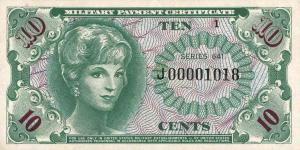 pM58r from United States: 10 Cents from 1965 pM58r from United States: 10 Cents from 1965