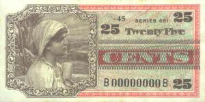 pM66s from United States: 25 Cents from 1968 pM66s from United States: 25 Cents from 1968
