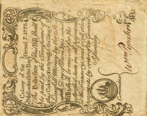 pS1247 from United States: 48 Shillings from 1775 pS1247 from United States: 48 Shillings from 1775