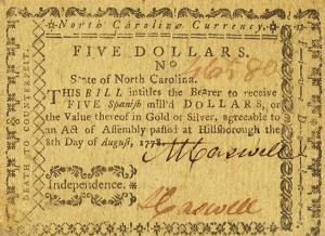 pS2252b from United States: 5 Dollars from 1778 pS2252b from United States: 5 Dollars from 1778