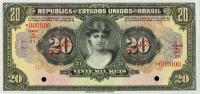 p104s from Brazil: 20 Mil Reis from 1926