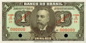 p110Bs from Brazil: 1 Mil Reis from 1923