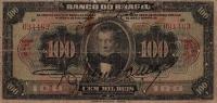 p120a from Brazil: 100 Mil Reis from 1923