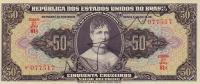 p145a from Brazil: 50 Cruzeiros from 1949