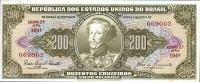 Gallery image for Brazil p163a: 200 Cruzeiros from 1960