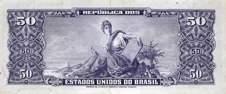 Back of Brazil p184a: 5 Centavos from 1966