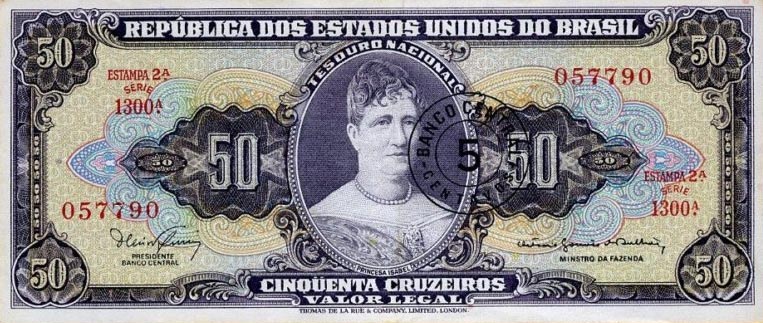 Front of Brazil p184a: 5 Centavos from 1966