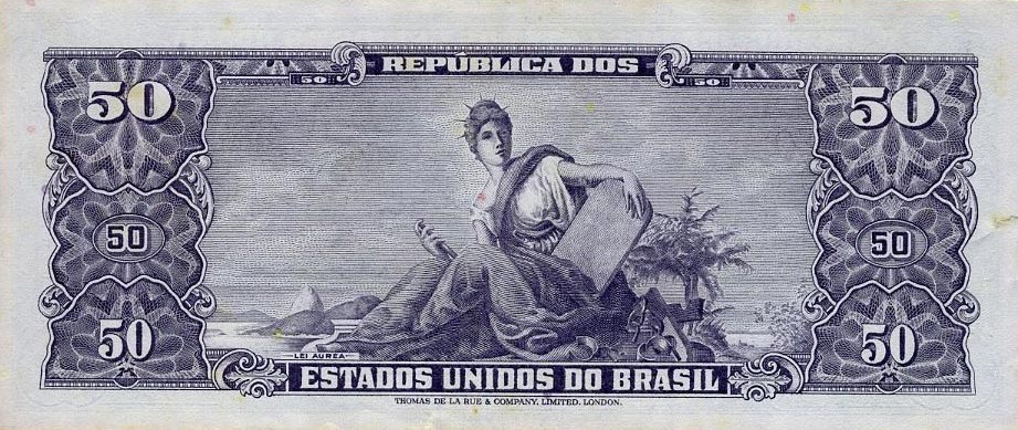 Back of Brazil p184b: 5 Centavos from 1966