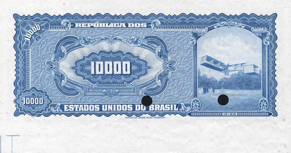 Back of Brazil p189s: 10 Cruzeiros Novos from 1967