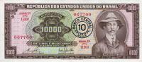 p190b from Brazil: 10 Cruzeiros Novos from 1967