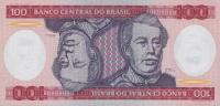 p198b from Brazil: 100 Cruzeiros from 1984