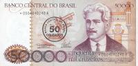 p207r from Brazil: 50 Cruzados from 1986