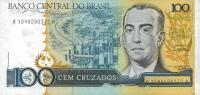 p211d from Brazil: 100 Cruzados from 1988