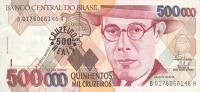 Gallery image for Brazil p239b: 500 Cruzeiro Real from 1993